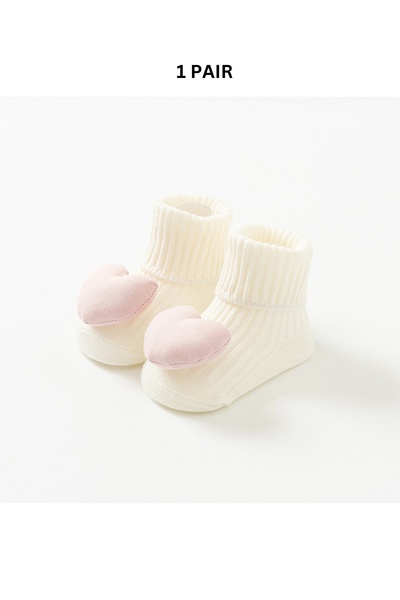 TAVGA Yeni Organik Cotton Pamuk Unisex Kutulu Premium Uzun 1-2 Yaş Bebek Çorabı
