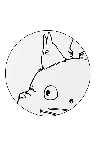 Generic RKN Totoro Printed Fridge Magnet Multicolour
