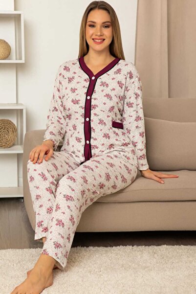 Tenra Loose Fit Mother's Pajama Set 100% Cotton