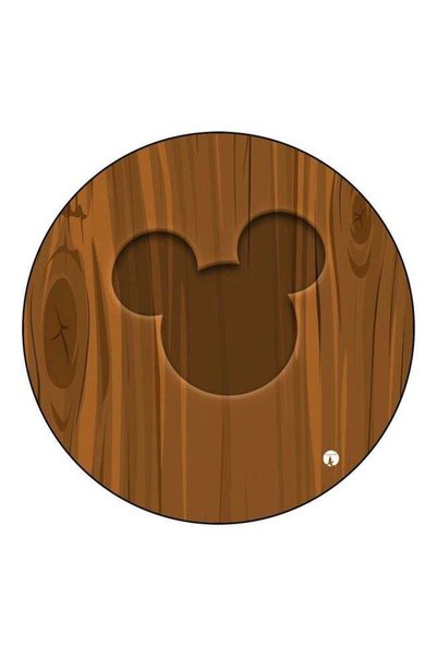 Generic Mickey Mouse Printed Fridge Magnet Brown 5.5cm