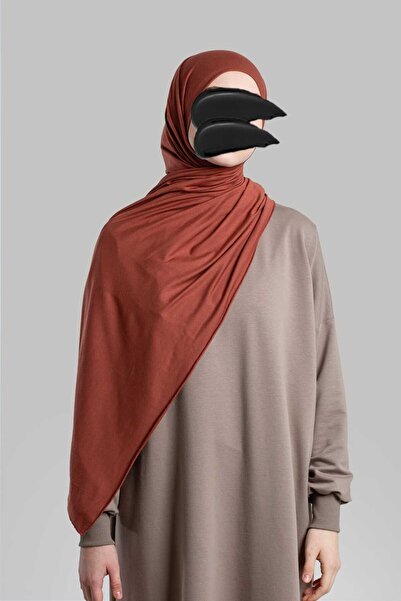 Emare bumbac moale Şal - Kiremit