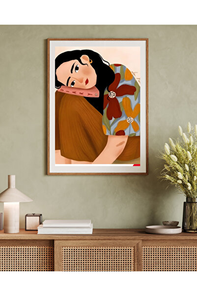 woodhomeworks Ένα τεμάχιο Διακόσμηση γραφείου σαλονιού ζωγραφική Vrynt