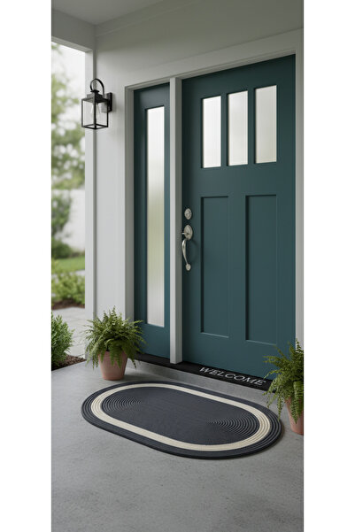 odiyo Jüt ,hasır, Kapı Önü Paspası ,banyo Paspası ,paspas ,mutfak Paspası Gri...