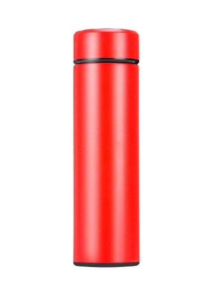 Generic LED Temperature Display Water Bottle Red/Black