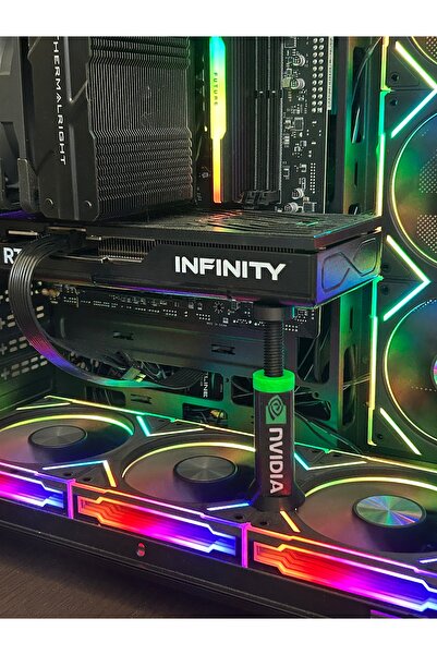 KEMX Ekran Kartı Tutucu | Ekran Kartı Destek NVİDİA Logo | Bilgisayar Aksesua...