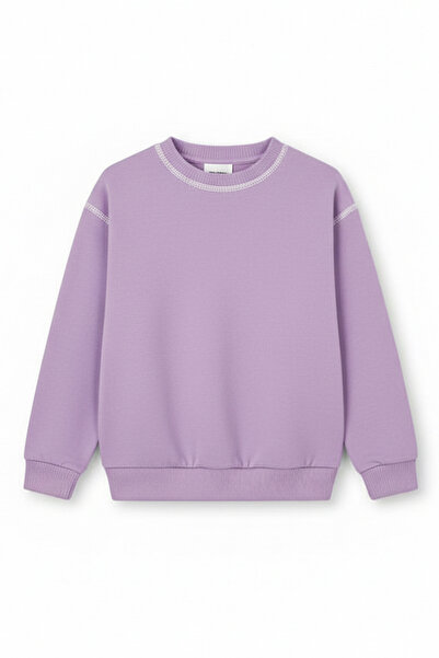 Colorinas Minky Baby 3 Thread Sweatshirt Basic Crew Neck Karyoka Stitched