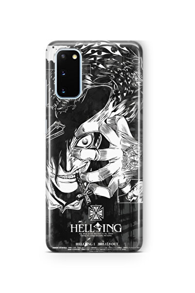 FLAMENKO Samsung Galaxy S20 Uyumlu Anime Desenli Şeffaf Telefon Kılıfı