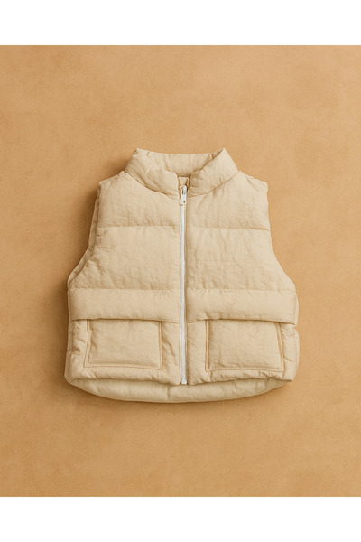 KESKİN BEBE Girl's Inflatable Vest with Pockets