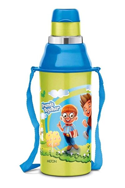Generic Milton Kids Water Bottle - Insulated Leak-Proof BPA-Free with Strap - Food Grade Material, 600ml (F