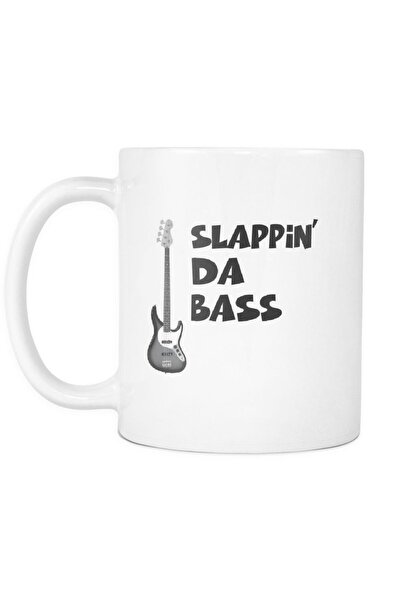 Generic Slappin Da Bass Printed Coffee Mug White/Black