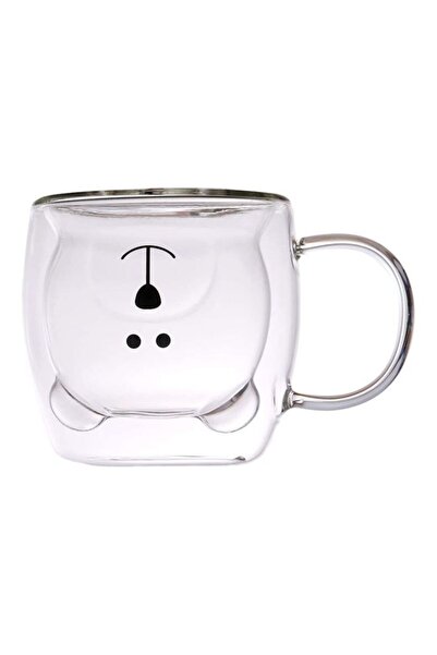 Generic XiuWoo Double Wall Glass Mugs multicolour 230mm