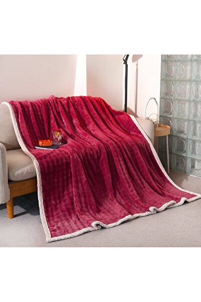 CHIRASO Cocolino Blanket 200x230cm, Soft and Fluffy, Furry Edge, Double Bed