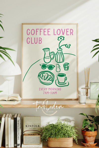 tablodea Poster decorativ minimalist pentru iubitorii de cafea, Pinterest Cof...