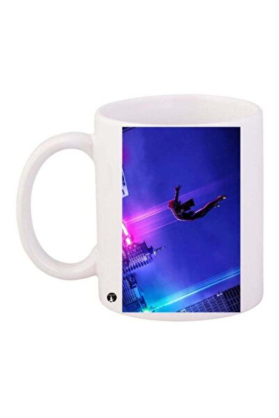 Generic BP Spiderman Printed Coffee Mug White/Blue/Purple