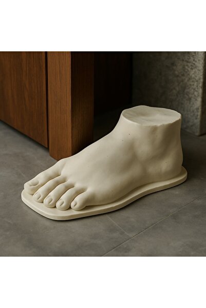 OEM Door Stop Classic Design – 'Antique Foot' in Carrara Marble – PIEDE FERMAPORTA