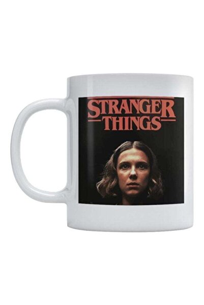 Generic Atiq Stranger Things Printed Coffee Mug White/Black/Red 350ml