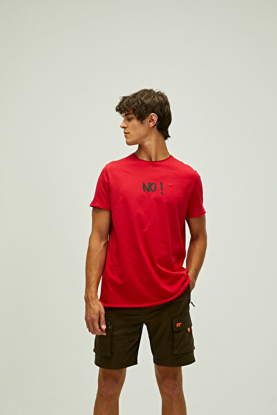 Bad Bear 22.01.07.012-C54 No Men's T-Shirt Red