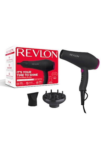 Revlon Uscător de păr Smooth Brilliance RVDR5251E1, 2000W, 3 temperaturi, 2 v...