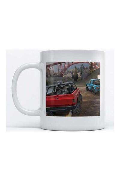 Generic Atiq Mug Rebel Racing Game For Coffee And Tea White