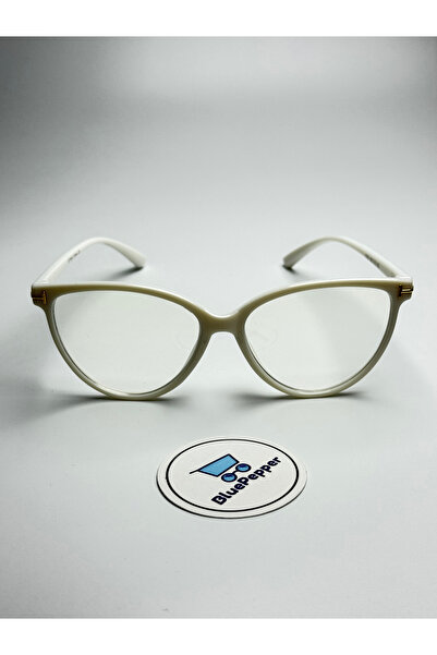 BluePepper Toms Cateye Blue Light Filter Screen Glasses Can Change Optical Co...