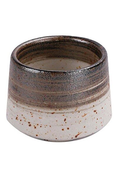 Generic Handmade Stoneware Mug White/Brown 150ml