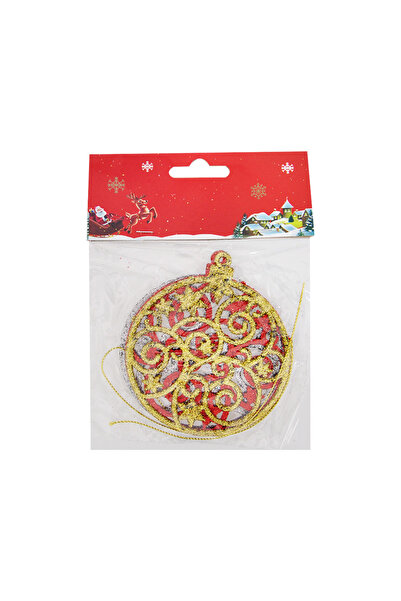 Kika Στολίδι για το χριστουγεννιάτικο δέντρο 3 τεμαχίων με γκλίτερ