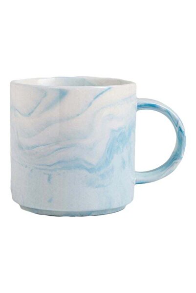 Generic Shuer Ceramic Mug Blue/White 8.6x8.7cm