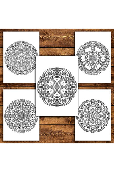 Legendary Gifts Painting book, 50 cute mandala illustrations