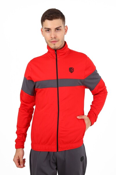 Sportonex So22F031 Academy Poly Suit Men's Sports Jacket Red