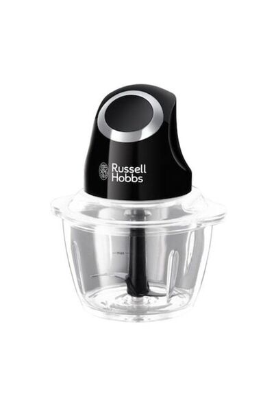 RUSSELL HOBBS Mini chopper, Russell Hobbs, 24662-56, 200W, 500 ml bowl, Black