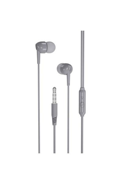 Xo Căști cu fir EP37 cu microfon — Gri