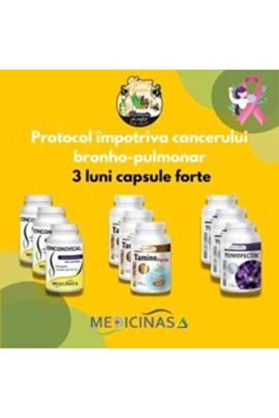 Medicinas Broncho-pulmonary Protocol, 3 months Strong Capsules,