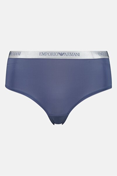 Emporio Armani Women Brand Logo Pull On Panty, Slate Blue