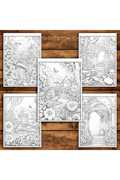 Legendary Gifts Painting book, 50 illustrations Enchanted Gardens - Volume II