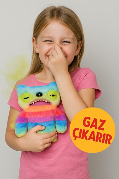 TOYFEST Gaz Çıkaran Fuggler Fart Face Sesli Hareket Sensörlü Komik Çirkin Pel...