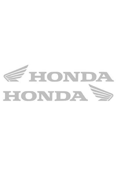 Oracal Sticker x2, Honda Logo Wings, gri, 25cm