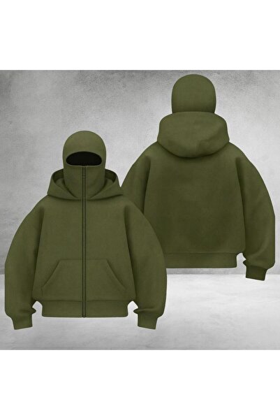 eyonnwear Hanorac Ninja cu mască de zăpadă, cardigan cu 3 fire