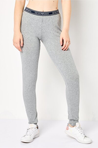 Emporio Armani Women Brand Logo Pull On Leggings, Grey