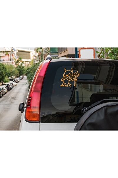 Oracal Car sticker ''Devil'', 18cm, orange