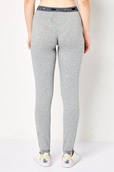 Emporio Armani Women Brand Logo Pull On Leggings, Grey