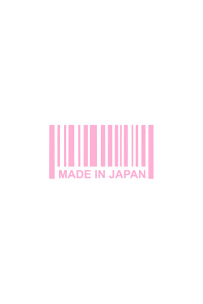 Oracal Car sticker "Made in Japan", 20x18 cm, pink