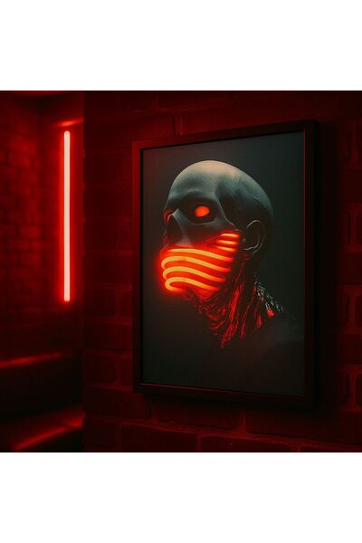 BuzzDesigns Neon Silence Tablo