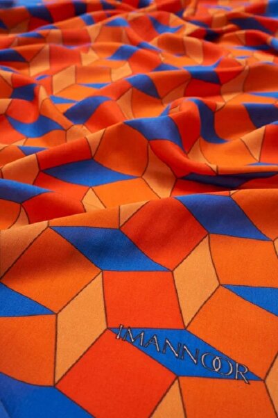 Imannoor ZİGZAG FLOŞ VİSKON ŞAL_231-4027