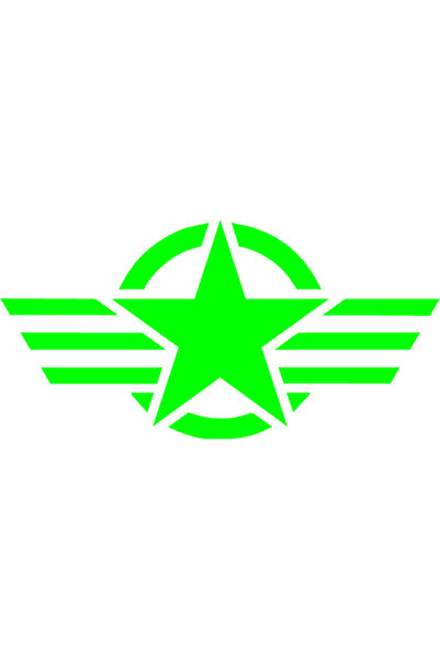 Oracal Sticker auto "U.S army stea'', 20x10cm, verde