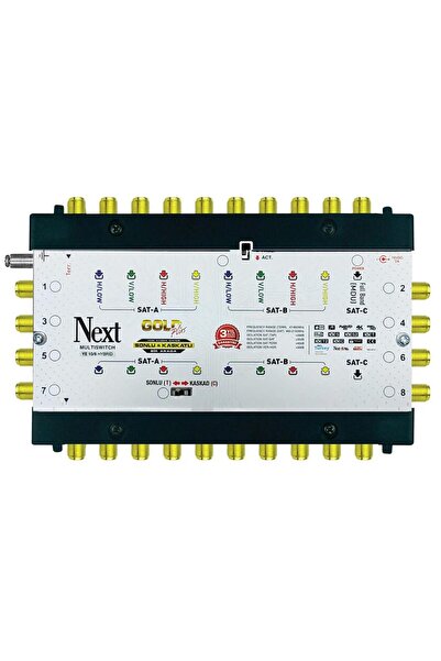 Genel Markalar Sonlu Kaskatlı Uydu Santral 10/8 Multiswitch Hibrit