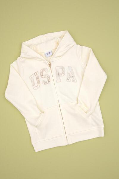 U.S. Polo Assn. Paiete brodate pentru fete K cu glugă B basic Sweat tricou TE...