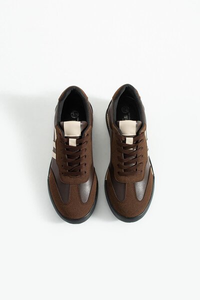 tivana Kadın Sneaker Bağcıklı Spor Ayakkabı Tera - Kahverengi