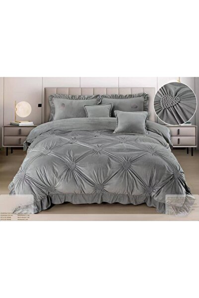 CHIRASO CHIRASO Bedding, Plush Velvet, Classic Sheet 220x240cm, Duvet Cover 200x230+12cm, 4 Pillowcases