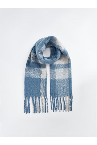 LC Waikiki Özmarka Новий сезон Чоловічий шарф з китицями та картатим візерунком