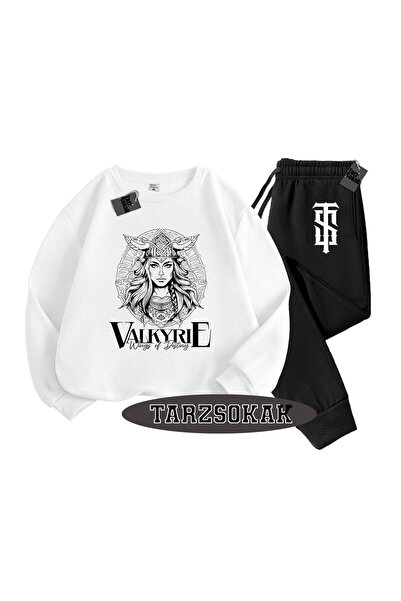 Tarzsokak Λευκό Σετ Ποδηλάτου Valkyrie με Λεπτομέρειες, Διπλό ΣΕΤ